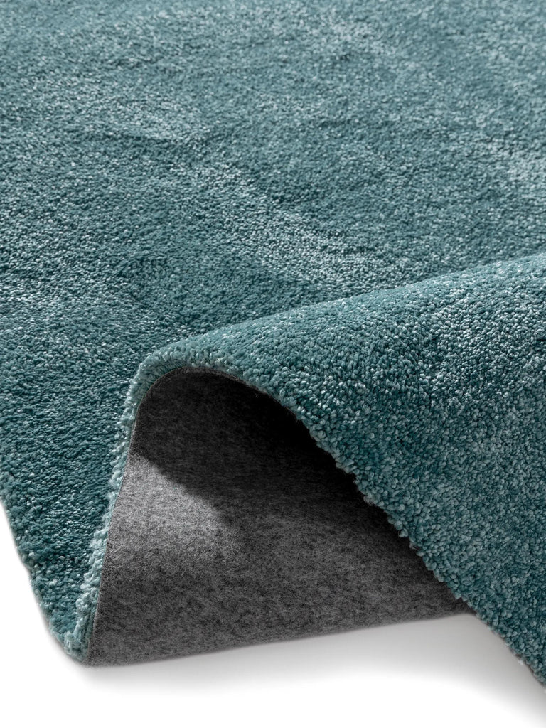 Tapis shaggy épais turquoise 80x150 cm