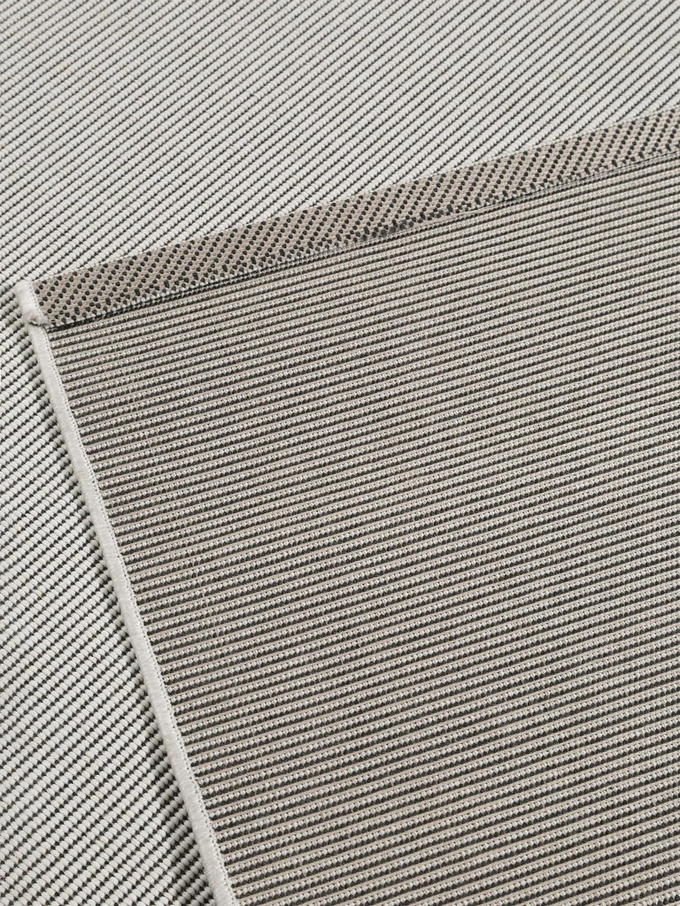 Tapis moderne uni de couloir blanc d'intérieur et d'extérieur 80x240 cm