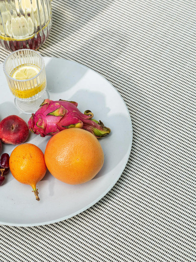 Tapis moderne uni de couloir blanc d'intérieur et d'extérieur 80x240 cm