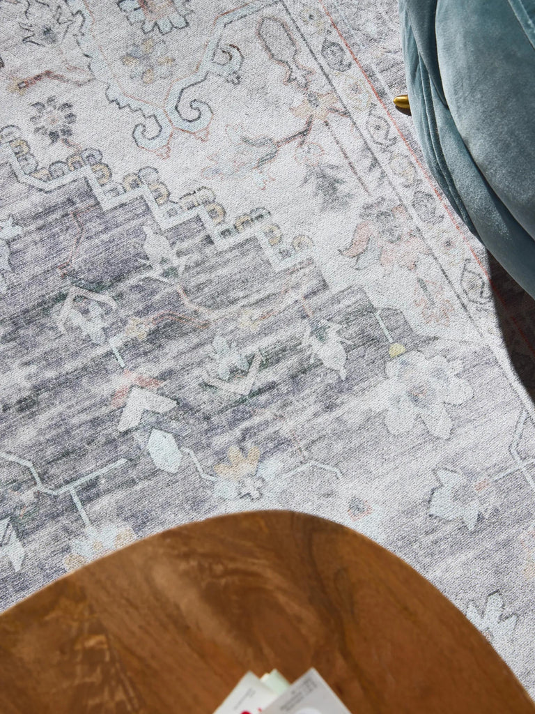 Tapis vintage oriental gris 160x230 cm