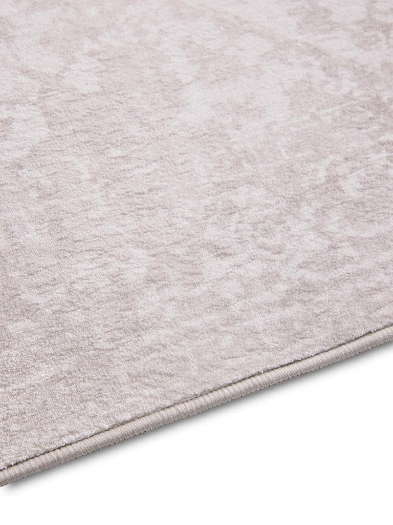 Tapis vintage oriental de couloir taupe 80x240 cm