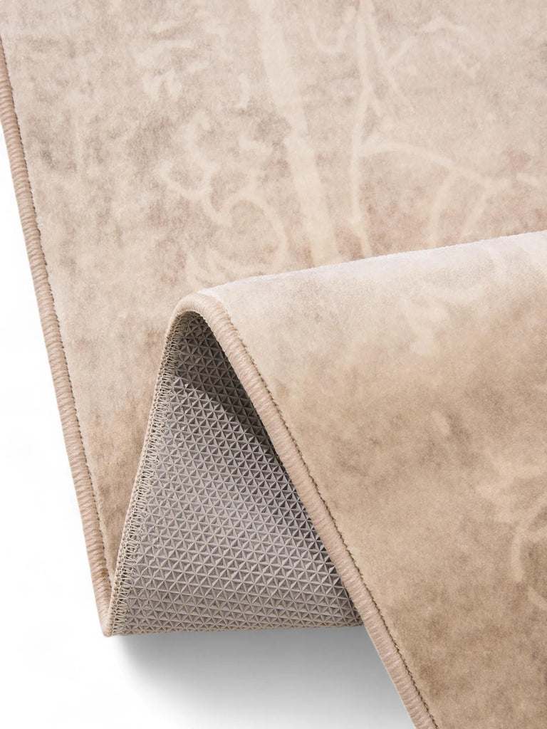 Tapis vintage oriental crème et beige 120x170 cm