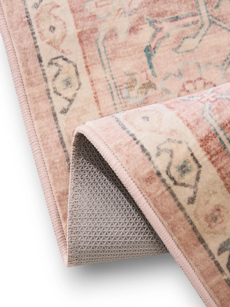 Tapis vintage oriental rose 120x170 cm