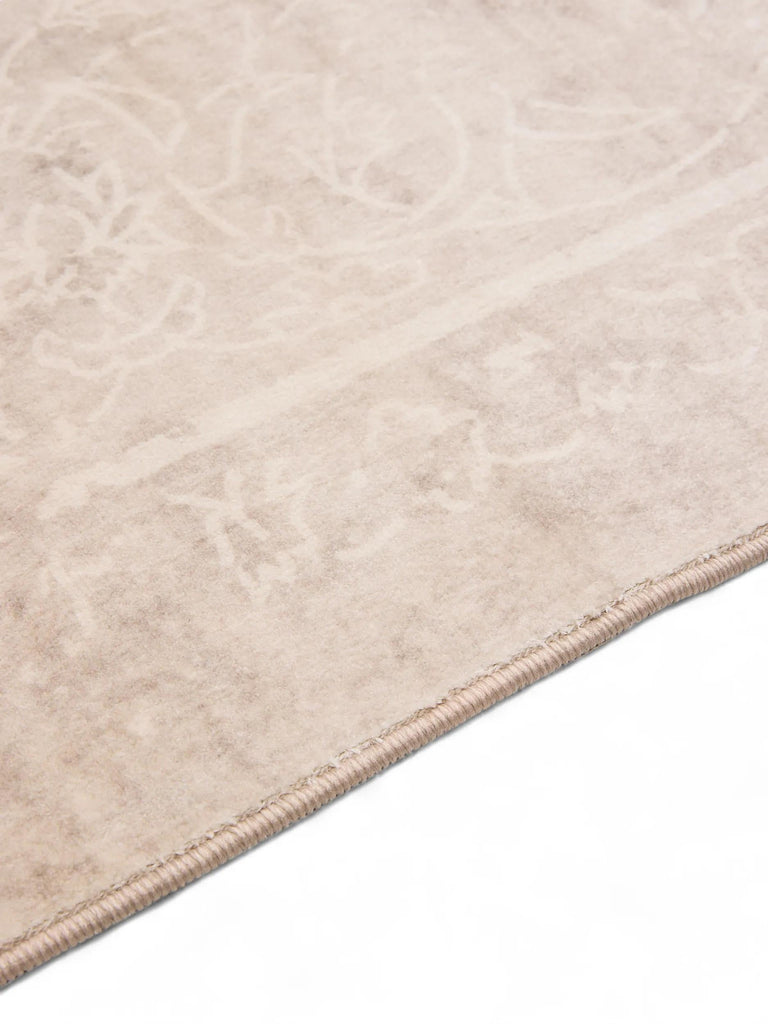 Tapis vintage oriental crème et beige 120x170 cm