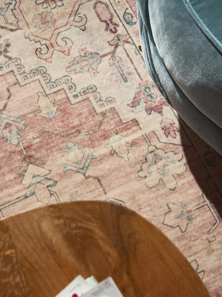 Tapis vintage oriental rose 120x170 cm