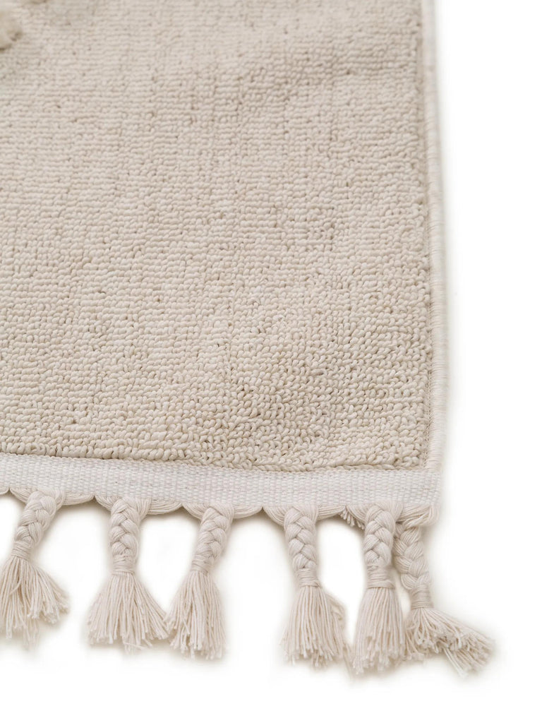 Tapis scandinave motif animal lion enfant crème 90x130 cm