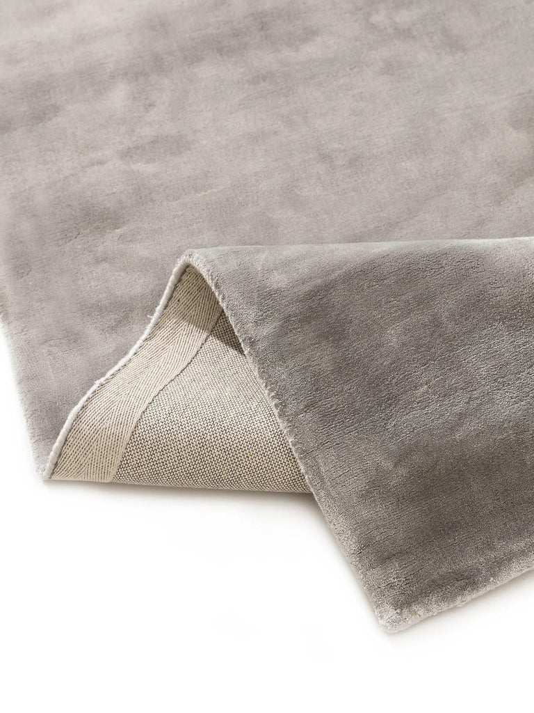 Tapis moderne uni gris 160x230 cm