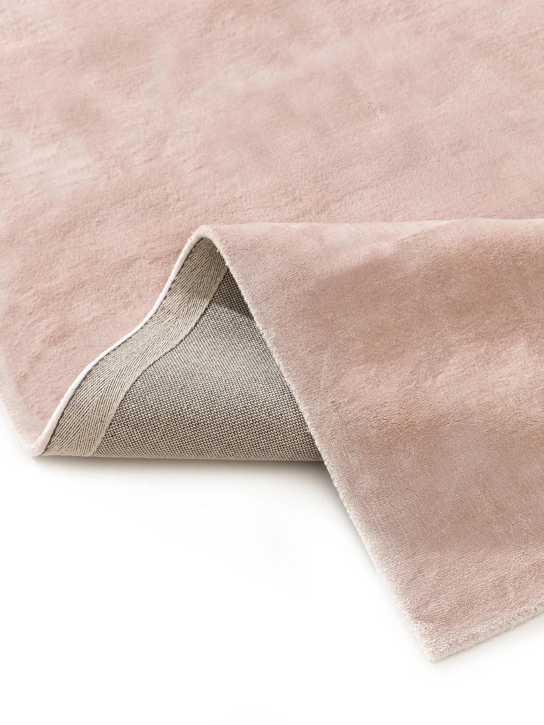 Tapis moderne uni rose clair  200x300 cm
