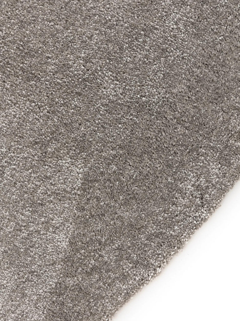 Tapis shaggy uni de couloir gris 80x250 cm