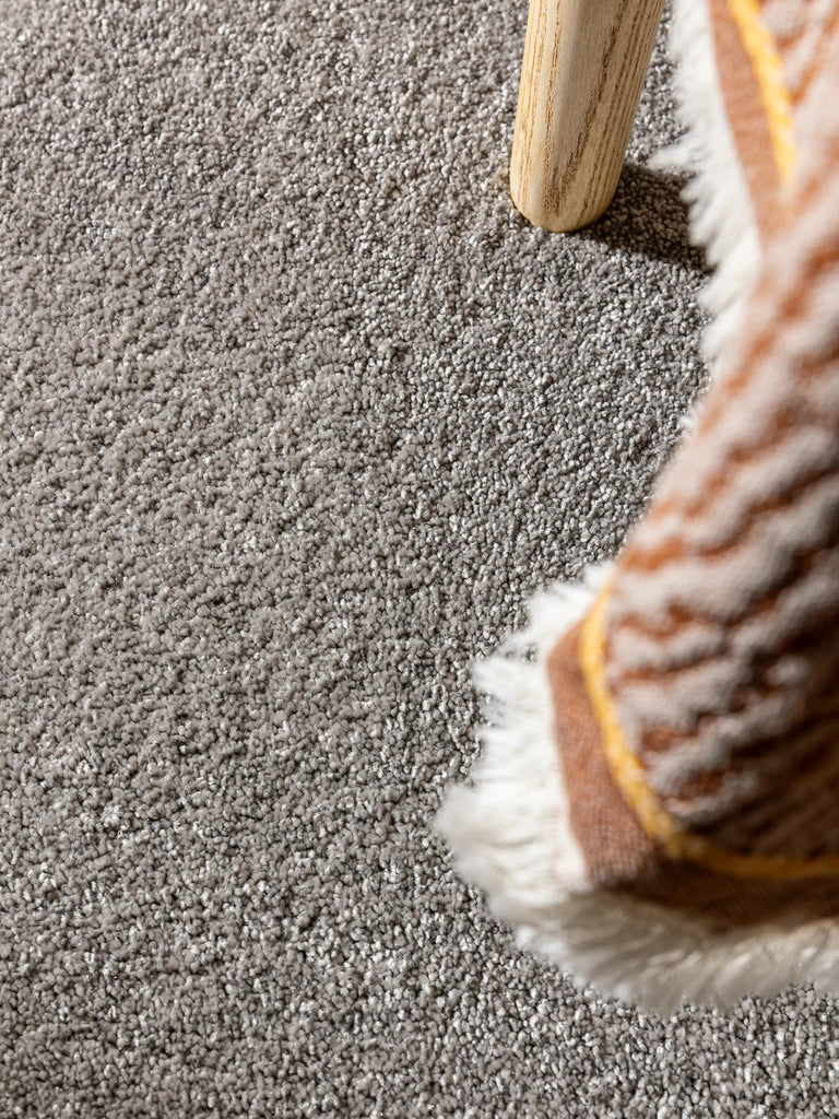 Tapis shaggy uni gris 250x350 cm