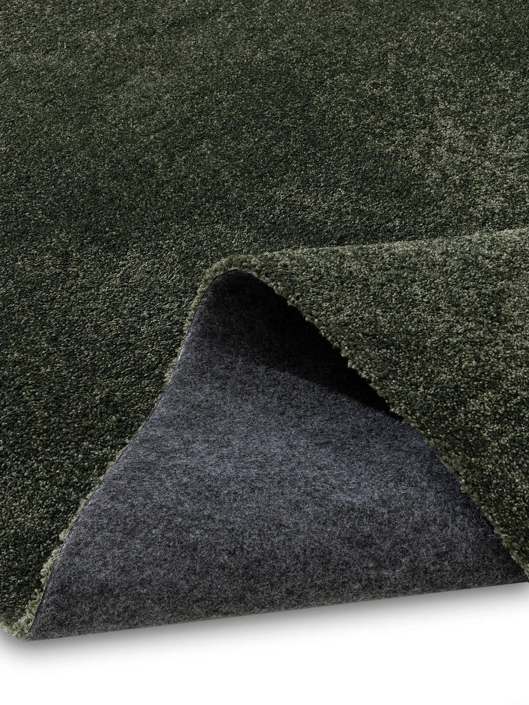 Tapis shaggy uni vert foncé  80x150 cm