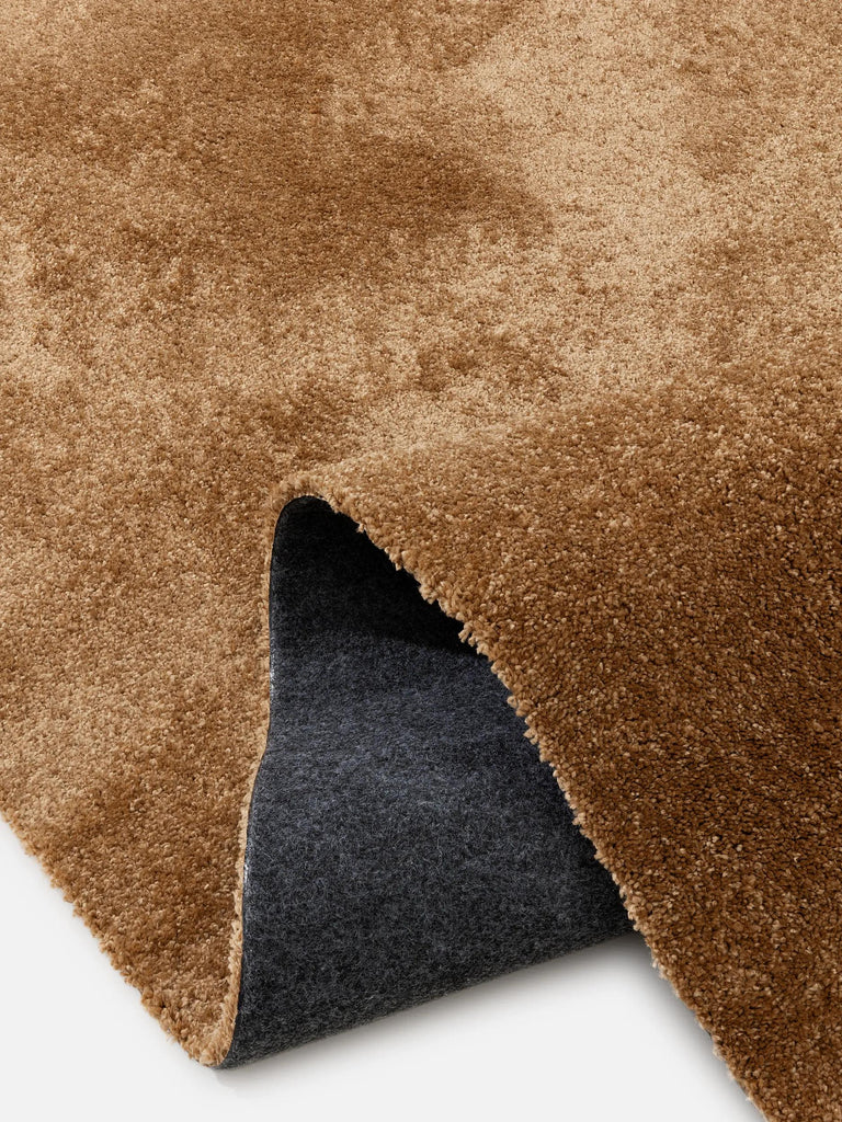 Tapis shaggy uni marron  80x150 cm