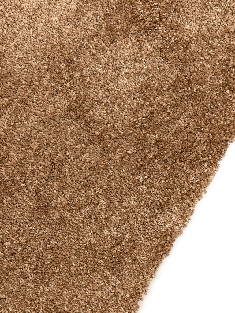 Tapis shaggy uni marron  140x200 cm