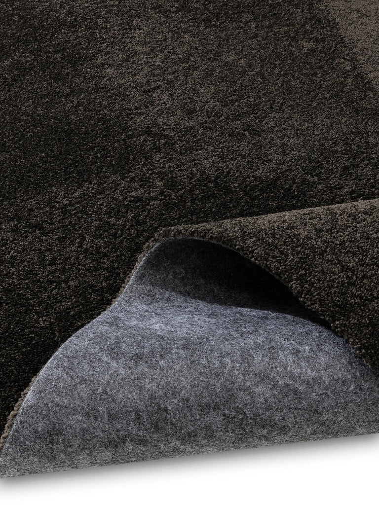 Tapis shaggy uni noir 160x230 cm