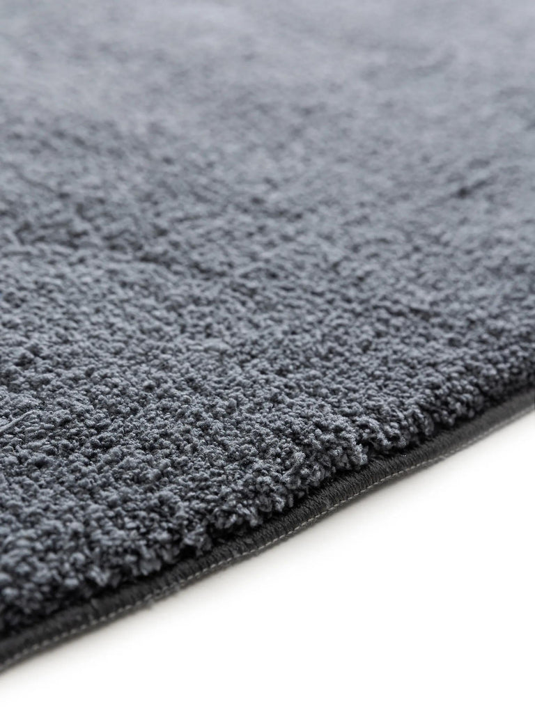 Tapis moderne  uni gris foncé 60x90 cm