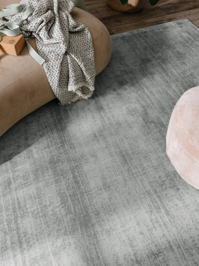 Tapis moderne  uni gris foncé 160x230 cm