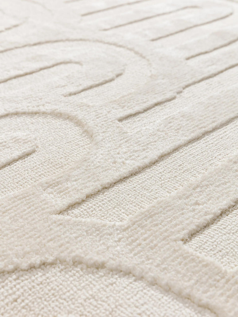 Tapis scandinave  épuré crème 120x170 cm