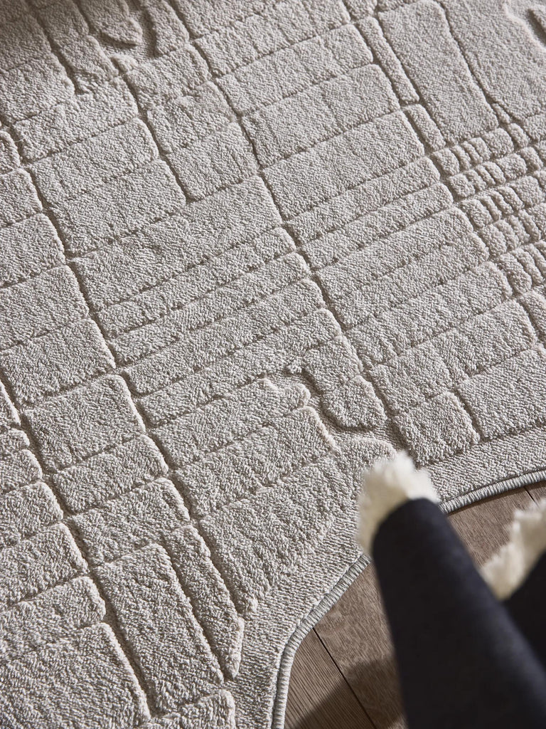 Tapis moderne ville de new york de couloir gris 80x250 cm