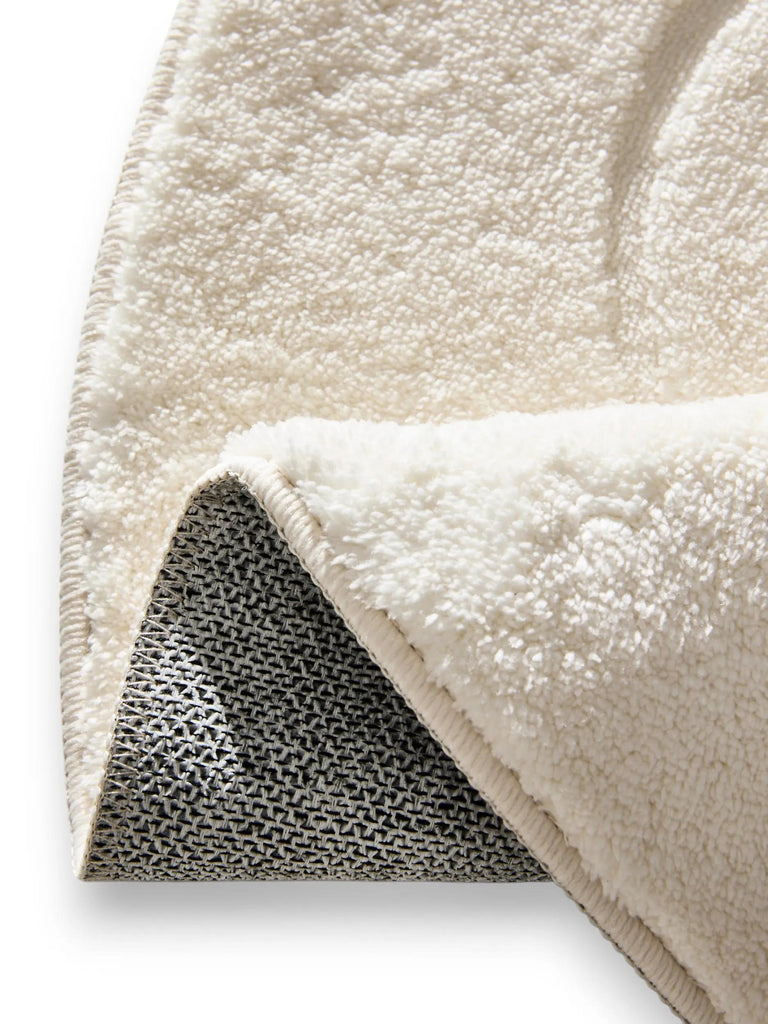 Tapis géométrique blanc 200x270 cm