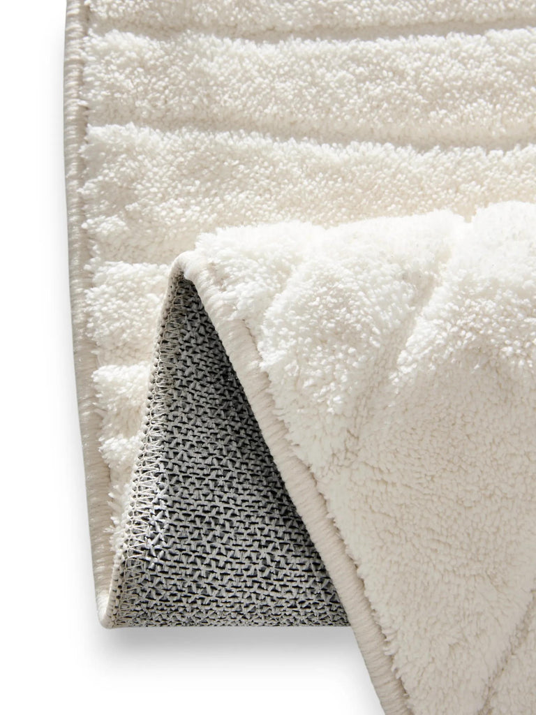 Tapis moderne  géométrique blanc 80x110 cm