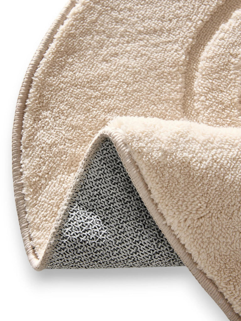 Tapis géométrique beige 200x270 cm