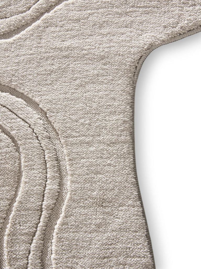 Tapis géométrique gris 160x210 cm