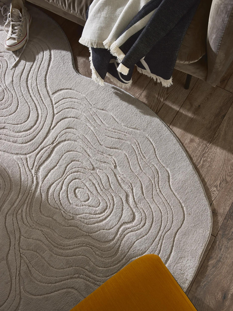 Tapis géométrique gris 160x210 cm