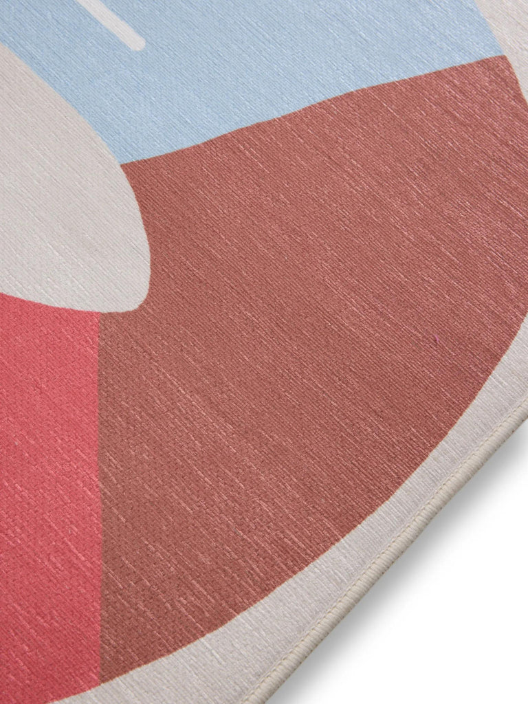 Tapis marelle serpent enfant multicolore 120x170 cm