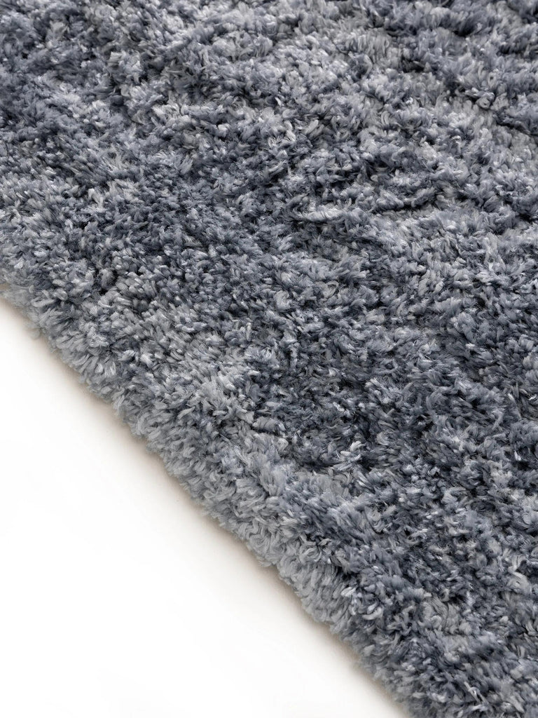 Tapis shaggy gris bleuté 200x290 cm