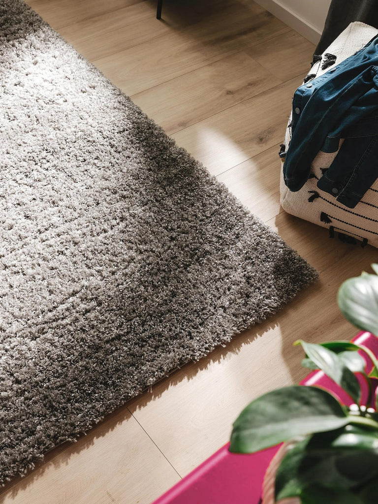 Tapis shaggy gris foncé 120x170 cm