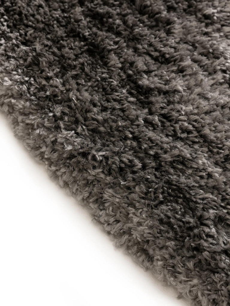 Tapis shaggy gris foncé 160x230 cm