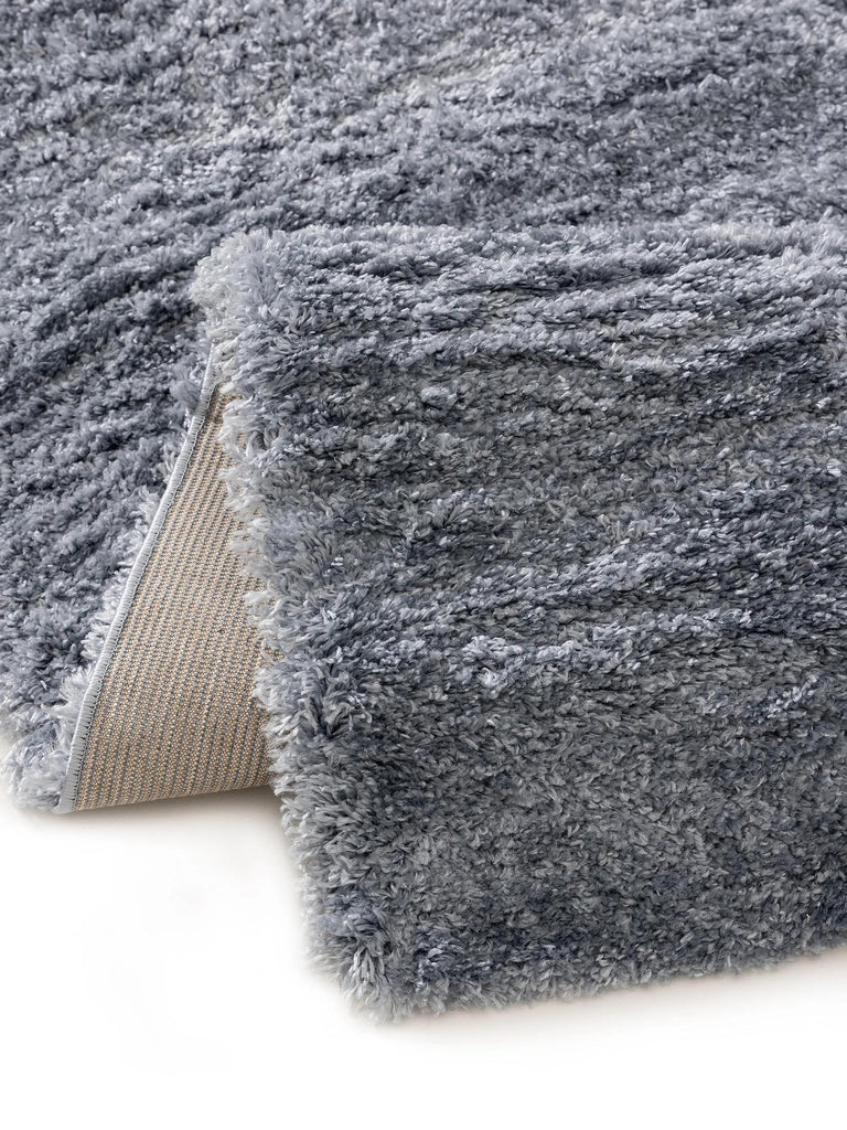 Tapis shaggy gris bleuté 160x230 cm