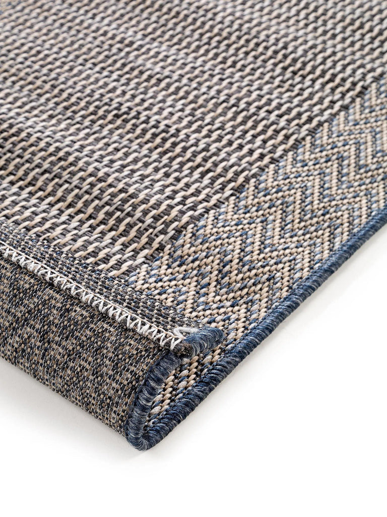 Tapis scandinave de couloir gris et beige d'intérieur et d'extérieur 67x240 cm