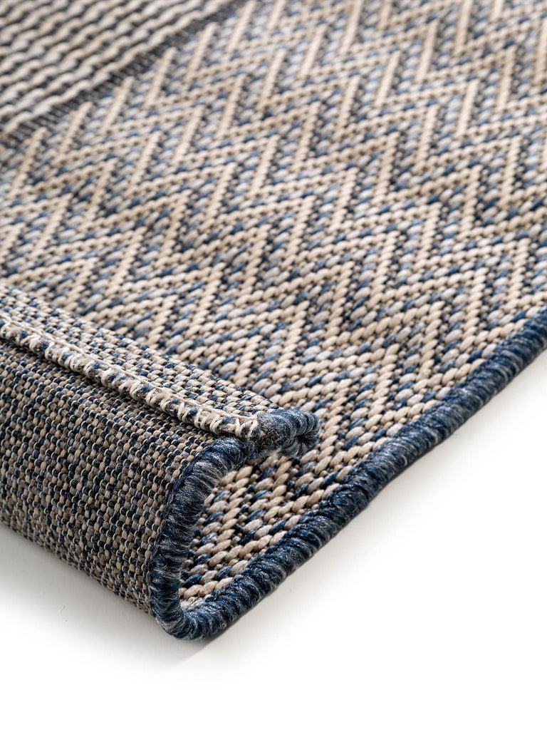 Tapis scandinave gris et beige d'intérieur et d'extérieur 100x150 cm