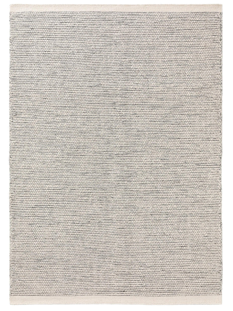 Tapis scandinave chiné beige et noir en laine 250x350 cm