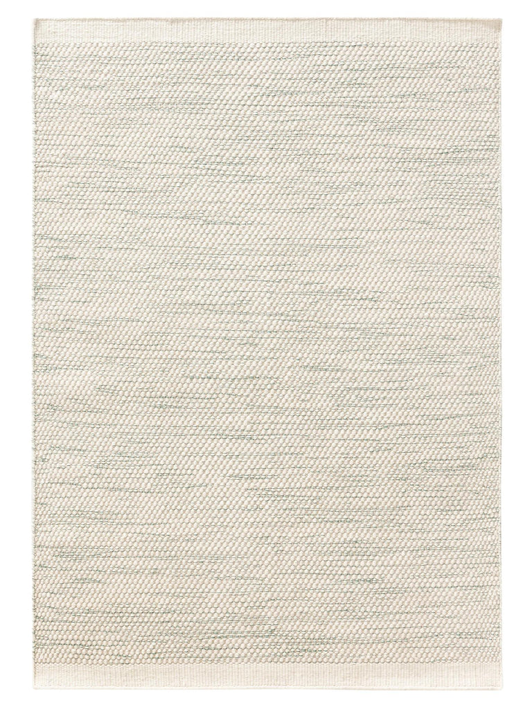 Tapis scandinave tressé enfant crème et gris en laine 160x230 cm