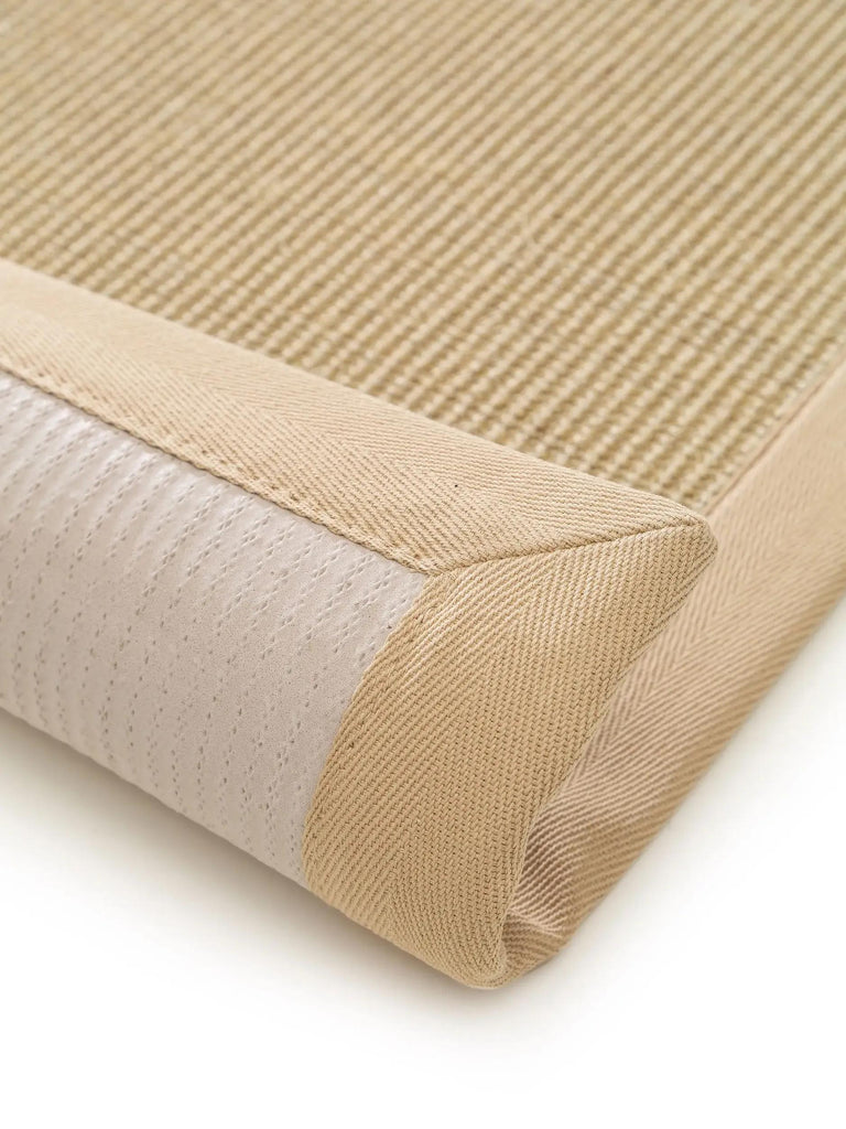 Paillasson scandinave beige en sisal 40x60 cm