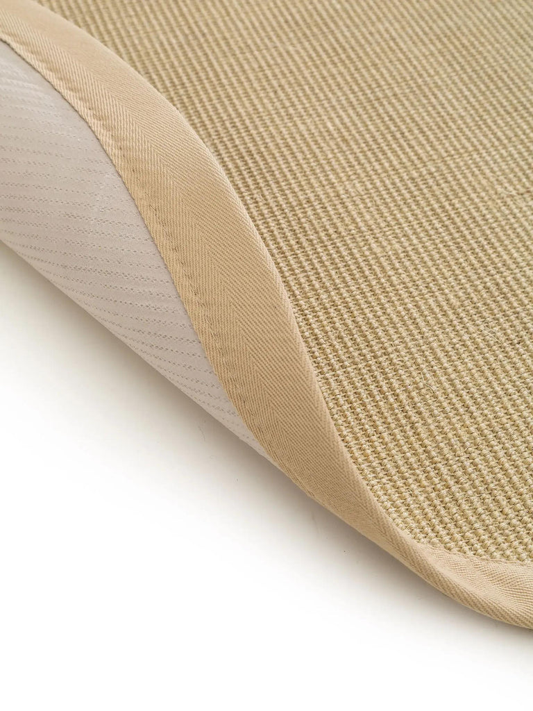Tapis scandinave rond crème en sisal 200 cm de diamètre