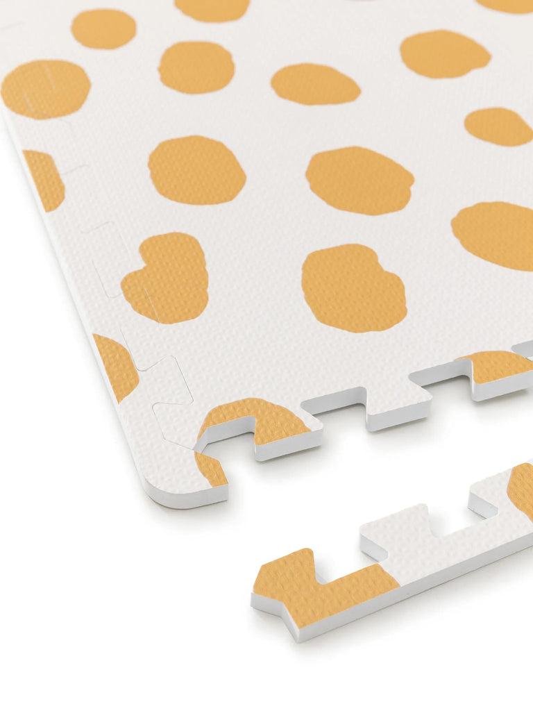 Tapis moderne  jeux crème et jaune 120x180 cm