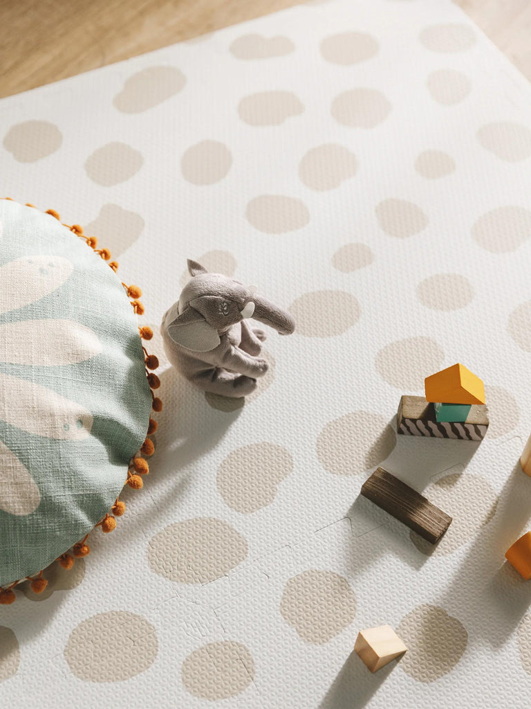 Tapis moderne  jeux beige 120x180 cm