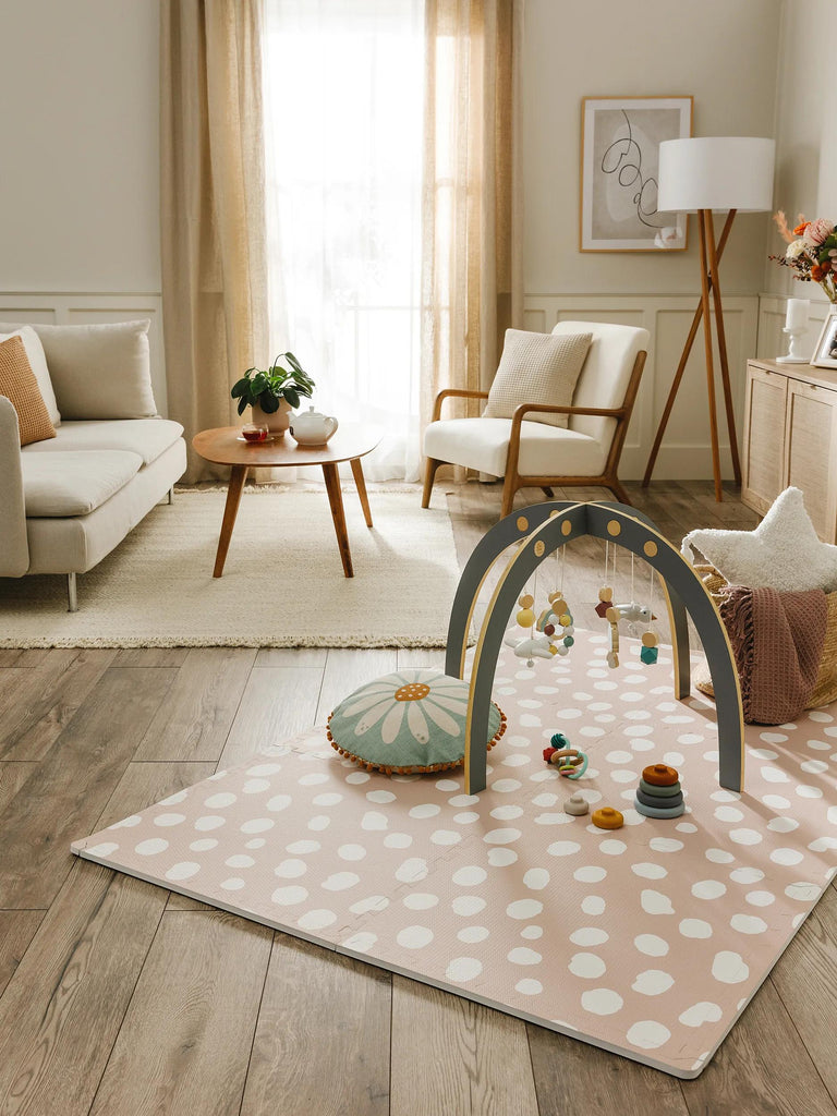 Tapis moderne  jeux rose 120x180 cm