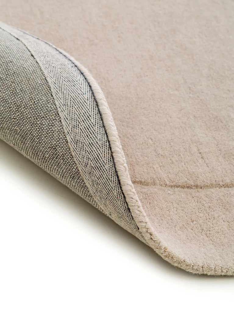 Tapis contemporain crème en laine 160x230 cm