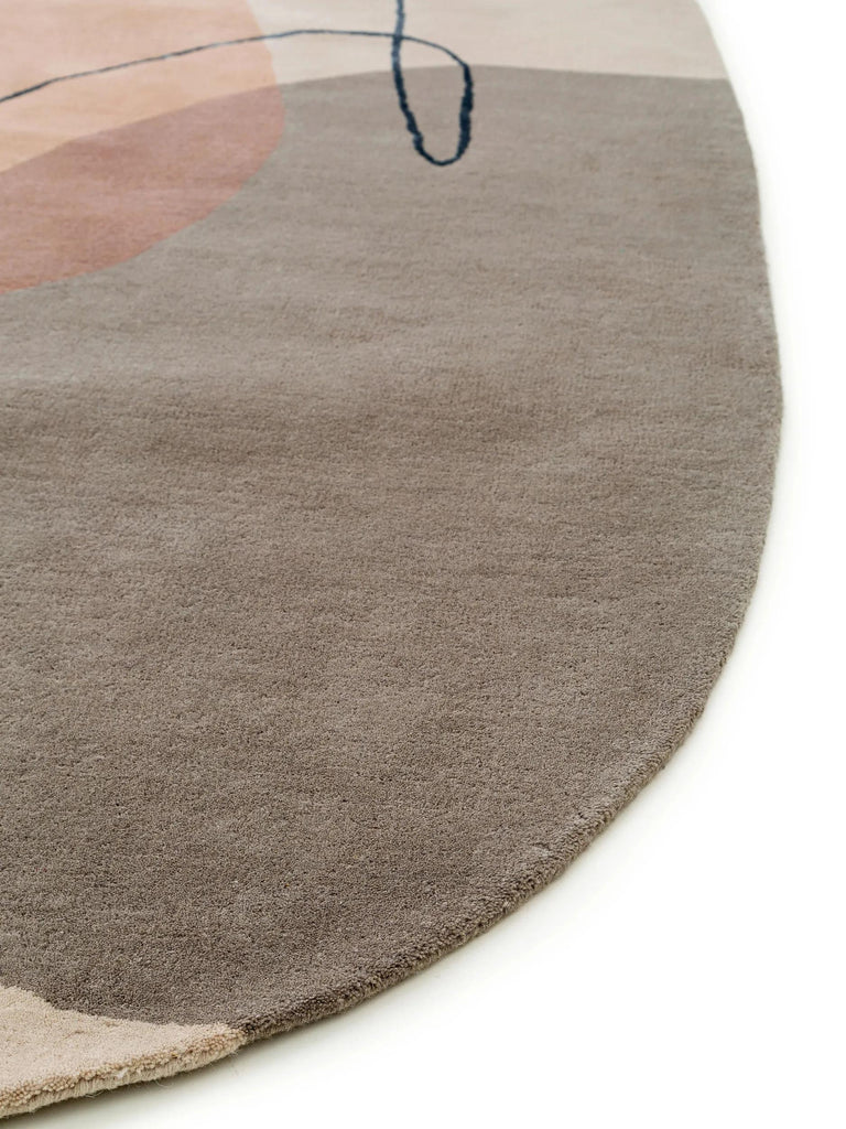 Tapis contemporain multicolore en laine 200x300 cm