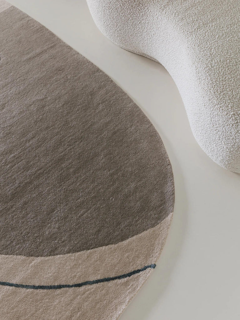 Tapis contemporain multicolore en laine 200x300 cm