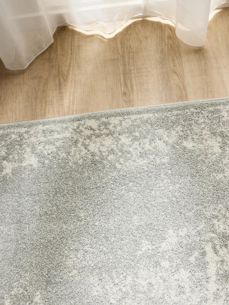 Tapis vintage motif oriental taupe 240x340 cm