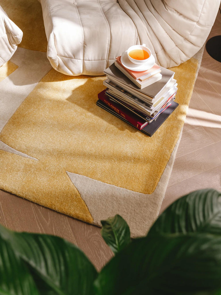 Tapis moderne  jaune 120x170 cm