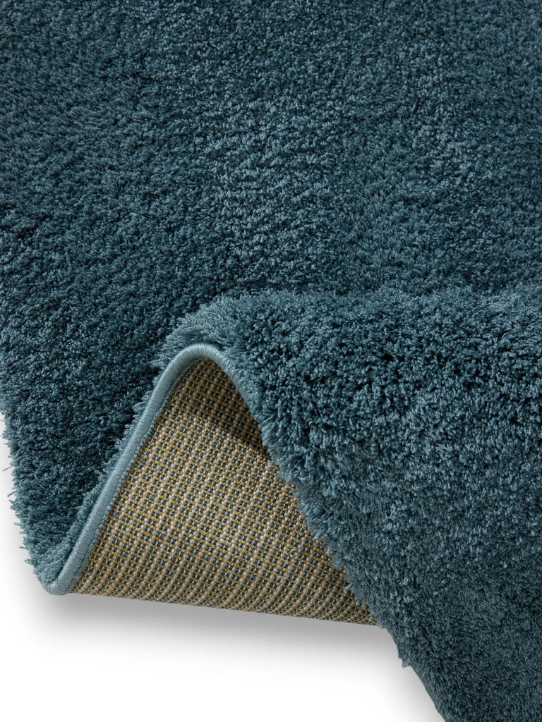 Tapis shaggy bleu canard 120x170 cm