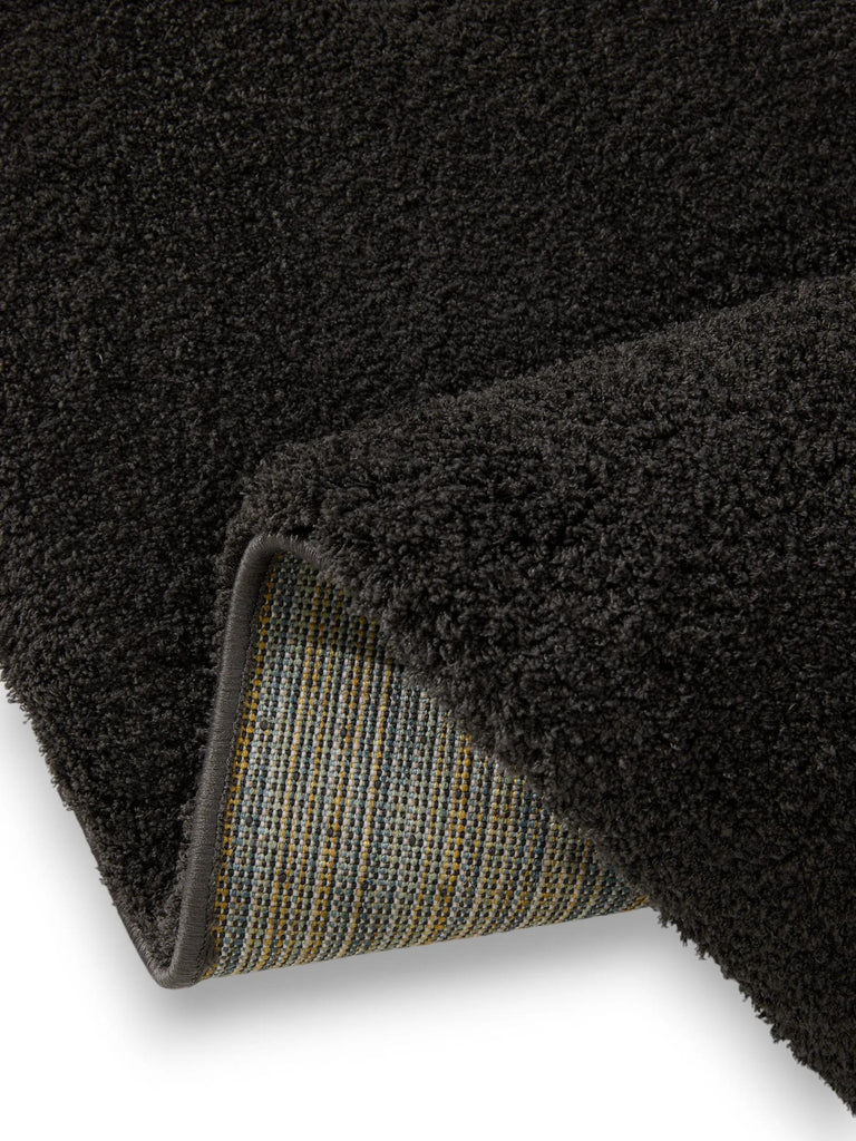 Tapis shaggy noir 200x290 cm