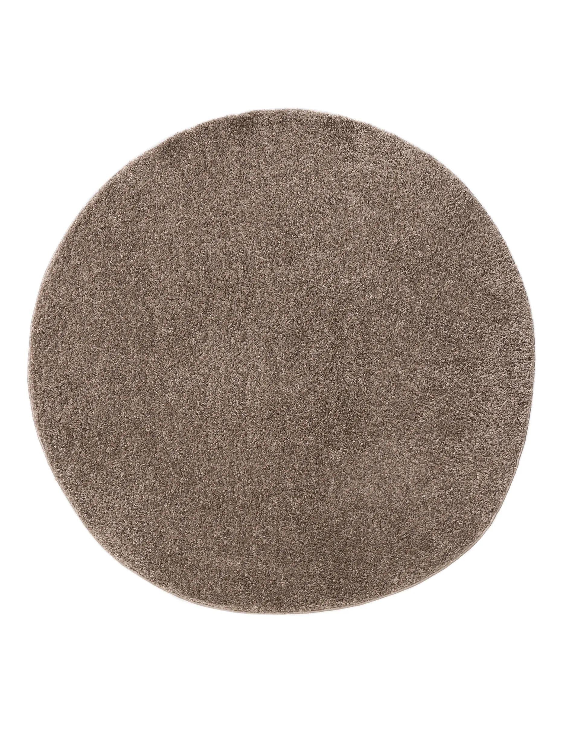 Hiser Tapis Rond à Poils Longs 120x120 Cm - Vert - Moelleux, Extra Doux, Lavable - Pour Salon, Chambre, Salle De Jeux