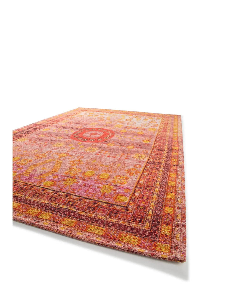 Tapis vintage motif ethnique rouge 115x180 cm